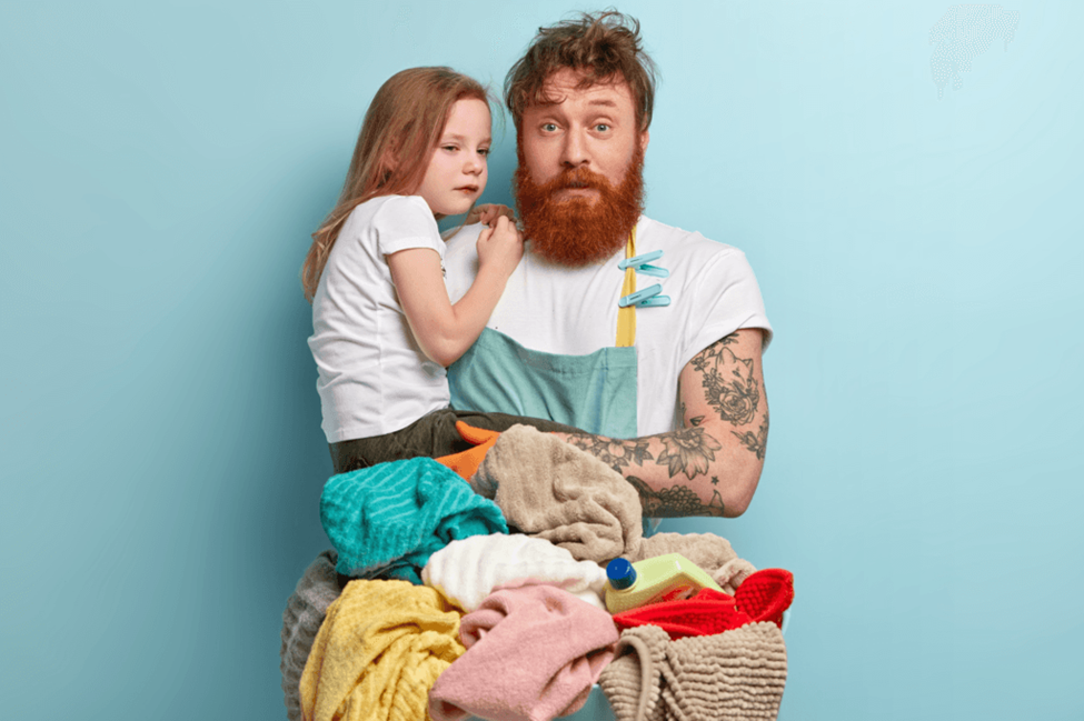 In our house, laundry management became a survival skill.