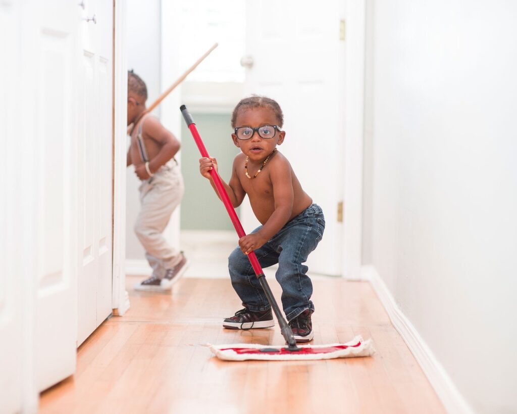 kid, child, boy, mopping, jeans, wooden, floor, eyeglasses, door, wall, cleaning, necklace, cleaning, cleaning, cleaning, cleaning, cleaning