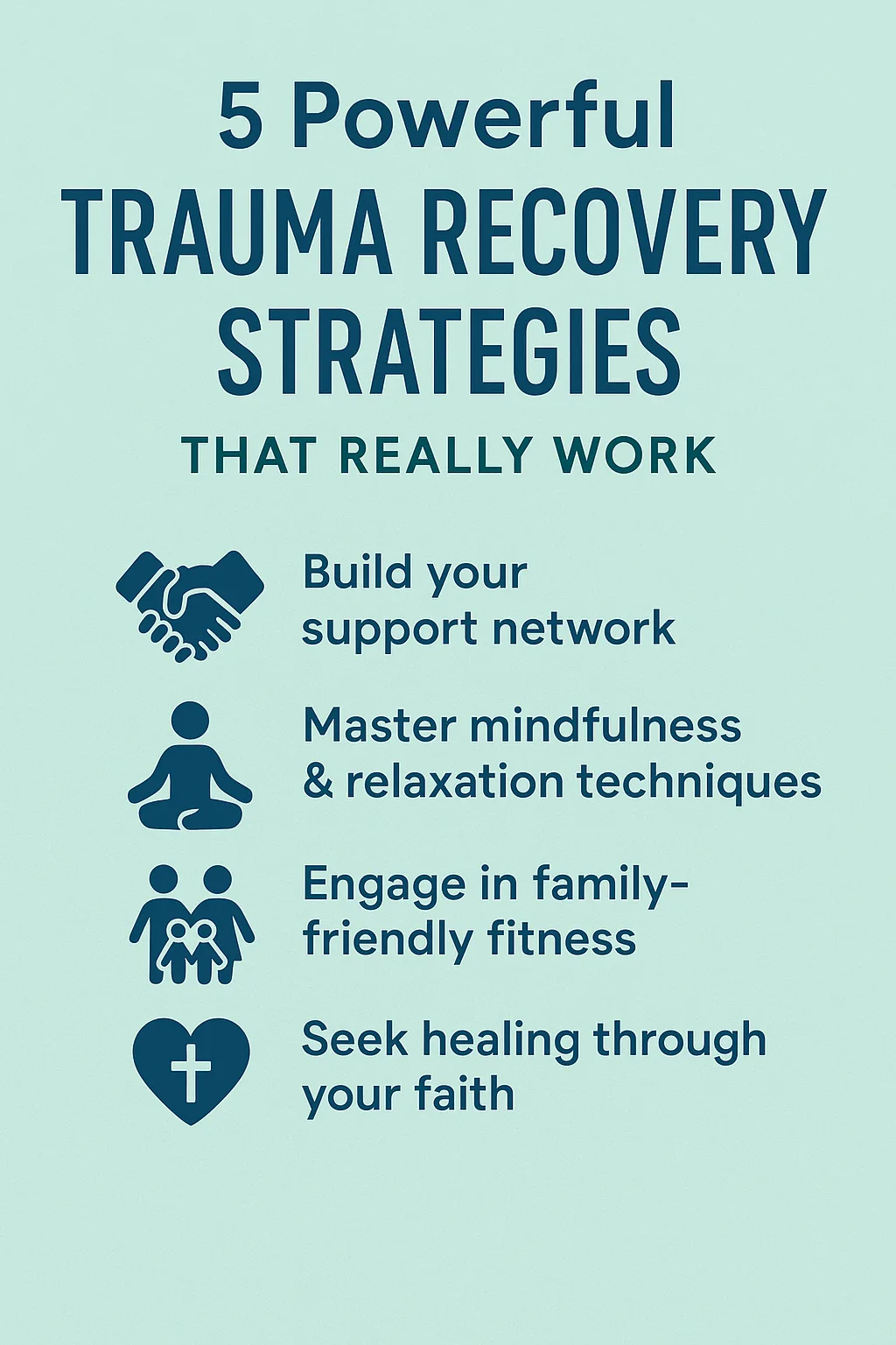 5 Evidence-Based Trauma Recovery Strategies That Actually Work - Lifetime Family Journey Blog Pinterest Pin