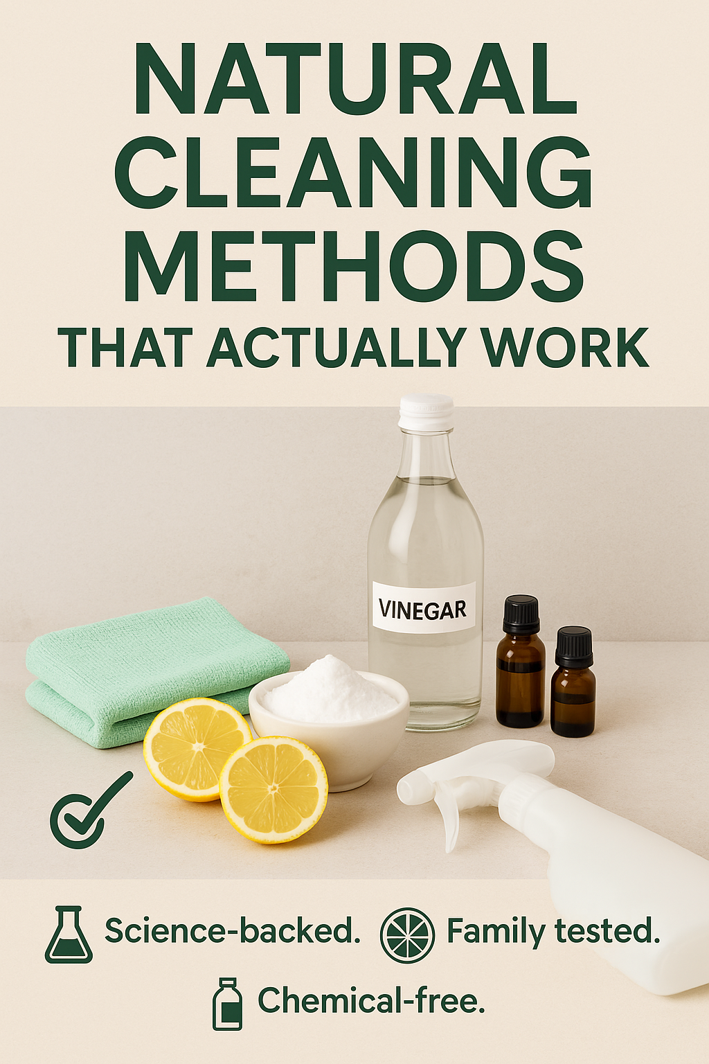 7 Natural Cleaning Methods That Actually Work (Science-Backed)