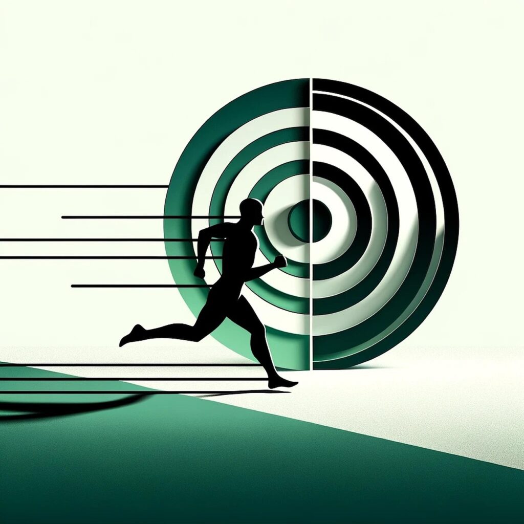 target, goal, self esteem, running, run, fitness, sport, race, ai generated. 5 Proven Fitness Goals and Challenges for Busy Families 💪