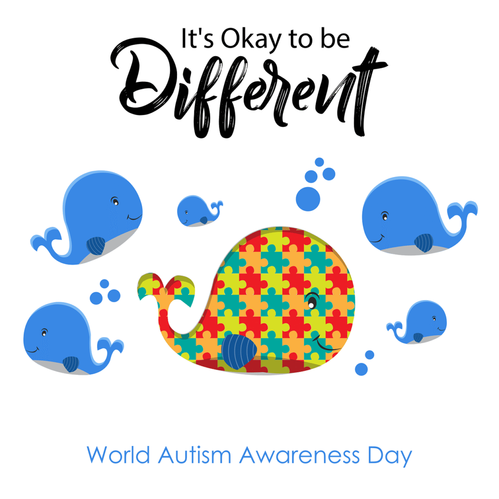 whale, puzzle, autism, autistic, awareness, cute, cartoon, animal, poster, anxiety, different, special, nature, children. Disciplining Autistic Children: Proven Strategies That Work