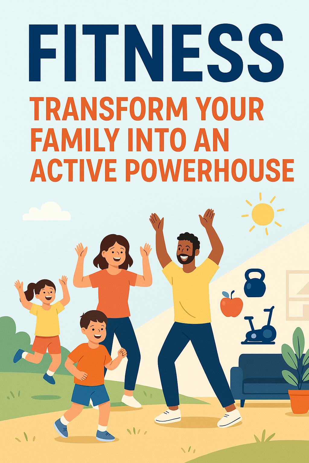 Fitness: Transform Your Family Into an Active Powerhouse Pinterest Image
