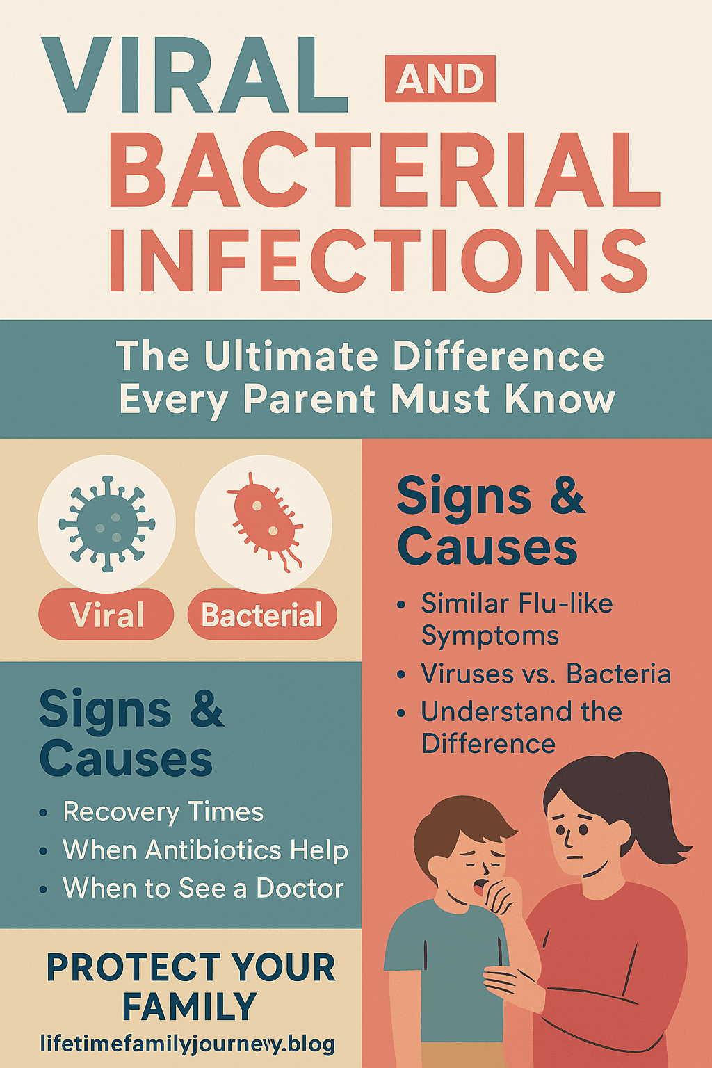 Viral and Bacterial Infections: The Ultimate Difference Every Parent Must Know 🦠