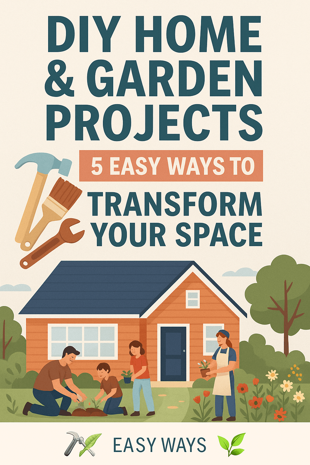 DIY Home and Garden Projects: 5 Easy Ways to Transform Your Space This Season