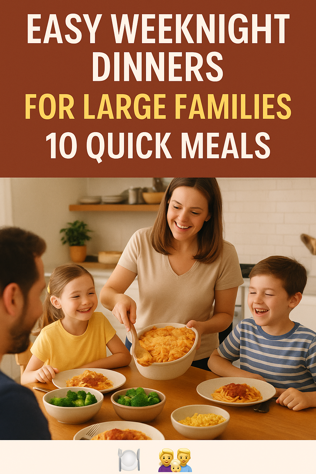 Easy Weeknight Dinners for Large Families: 10 Quick Meals
