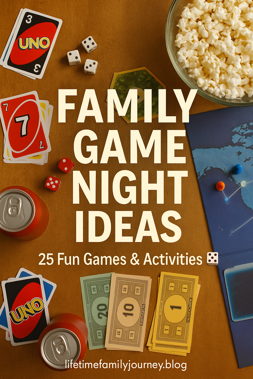 Family game night ideas with board games, DIY activities, and video games for all ages