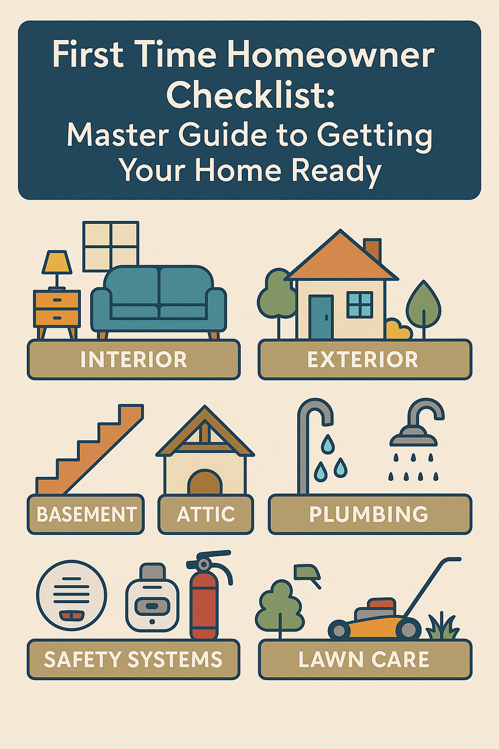 First Time Homeowner Checklist: Master Guide to Getting Your Home Ready