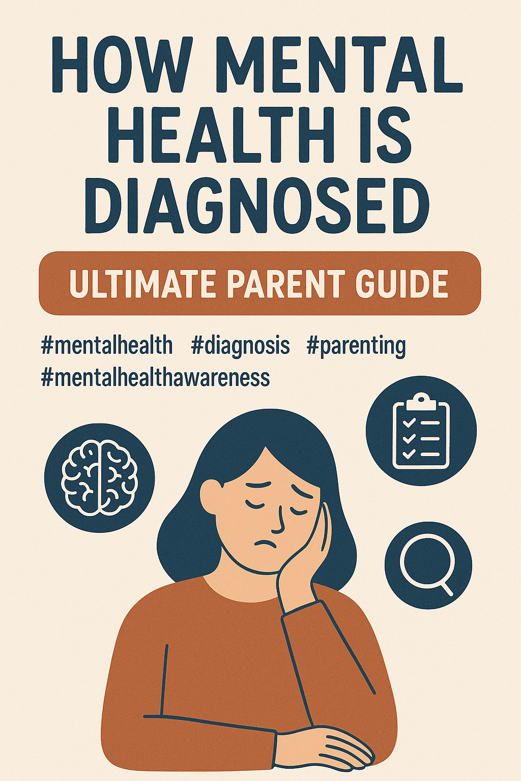 How Mental Health is Diagnosed: Ultimate Parent Guide Pinterest Image