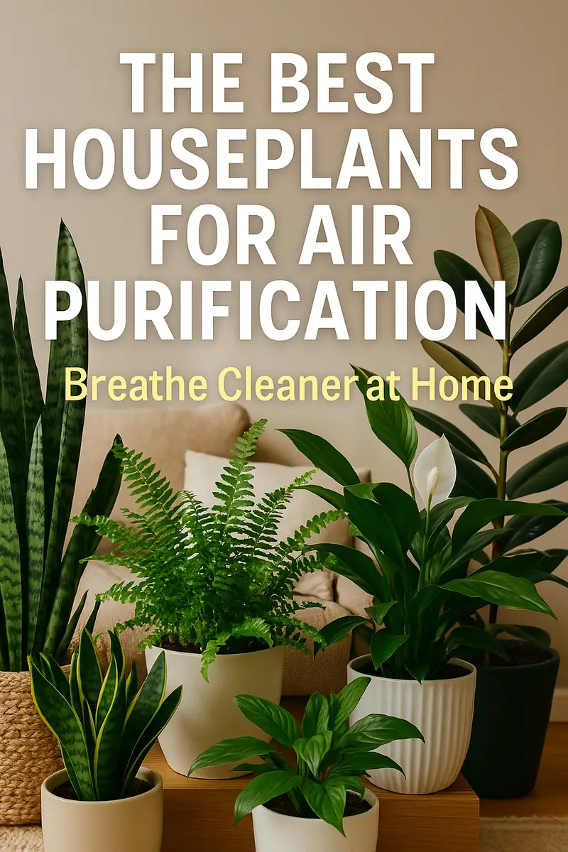 The Best Houseplants for Air Purification: Breathe Cleaner at Home