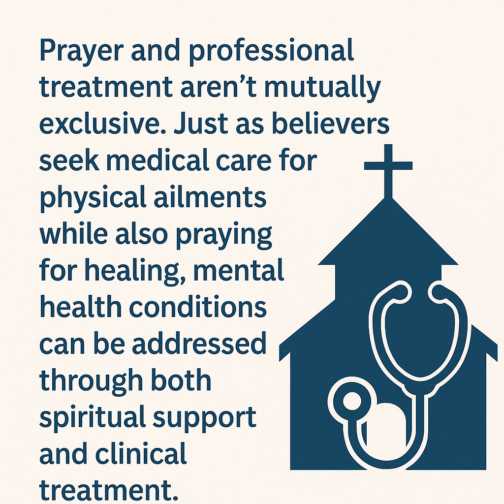 ๐ง Many faith traditions emphasize compassion and healing. Biblical accounts include depression (Elijah), anxiety (Martha), and trauma responses (David's psalms).