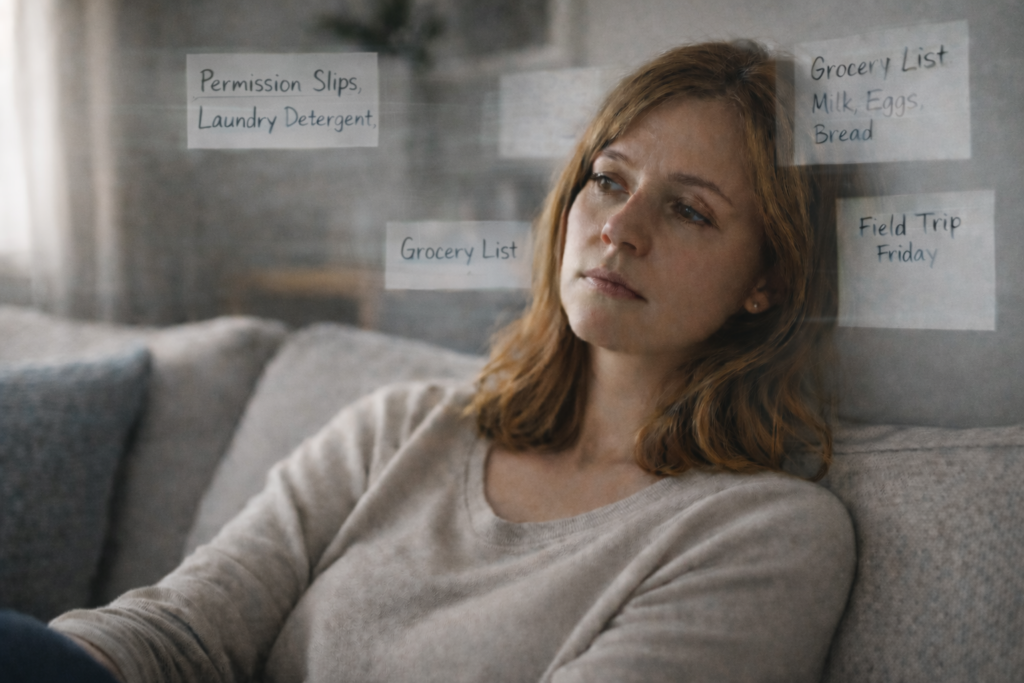 Mental load of parenting shown as invisible responsibilities causing burnout